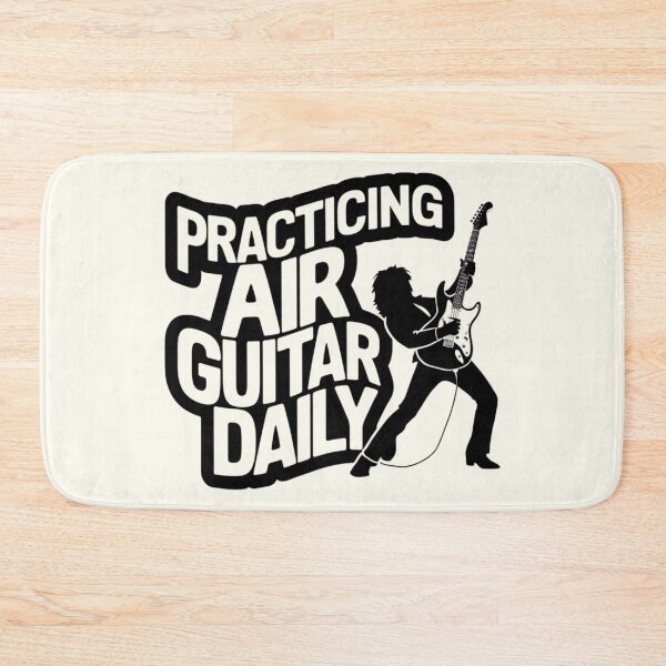 Item preview, Practicing Air Guitar Daily designed and sold by Jollys-ArtShop.