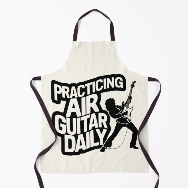 Item preview, Practicing Air Guitar Daily designed and sold by Jollys-ArtShop.