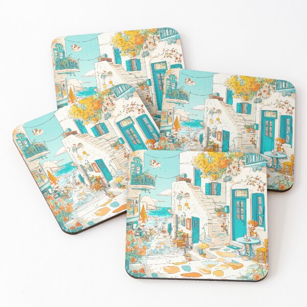 Item preview, Santorini Dreamscape designed and sold by Moss and Moon Studio.