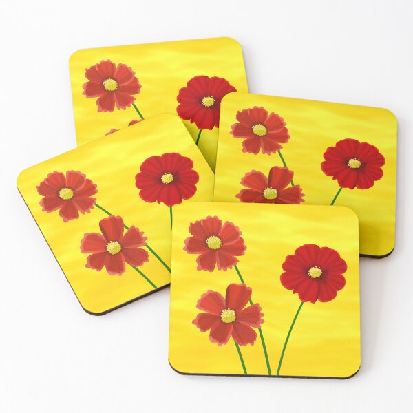 Item preview, Vibrant Red Flowers designed and sold by Andrew  Hitchen.