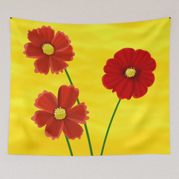 Item preview, Vibrant Red Flowers designed and sold by Andrew  Hitchen.