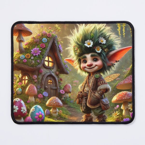 Item preview, The Little Goblin – Easter in the Fairytale Forest designed and sold by LegademaArt.
