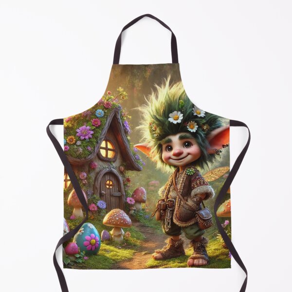 Item preview, The Little Goblin – Easter in the Fairytale Forest designed and sold by LegademaArt.