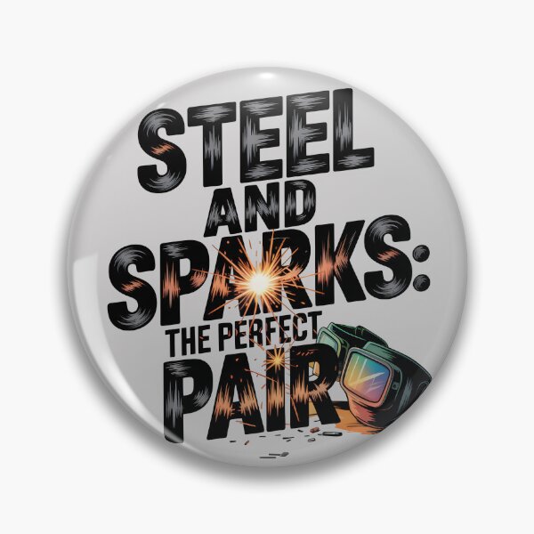 Item preview, Steel and Sparks: The Perfect Pair designed and sold by Jollys-ArtShop.