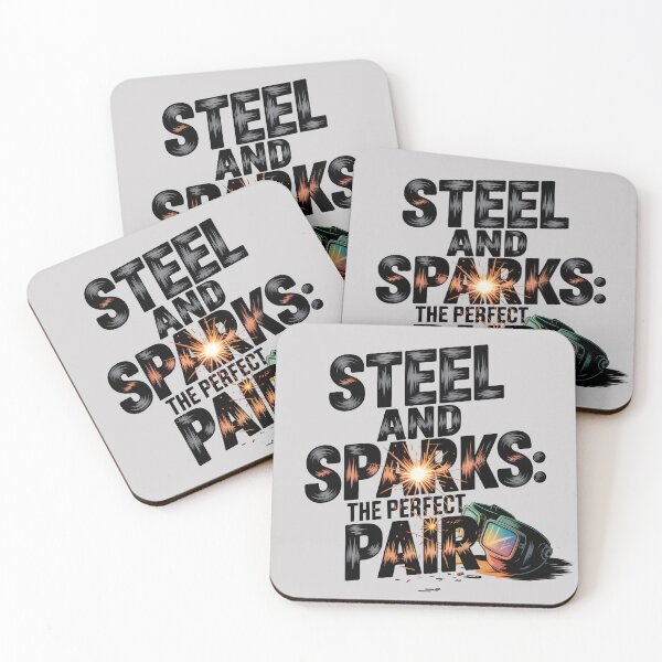 Item preview, Steel and Sparks: The Perfect Pair designed and sold by Jollys-ArtShop.