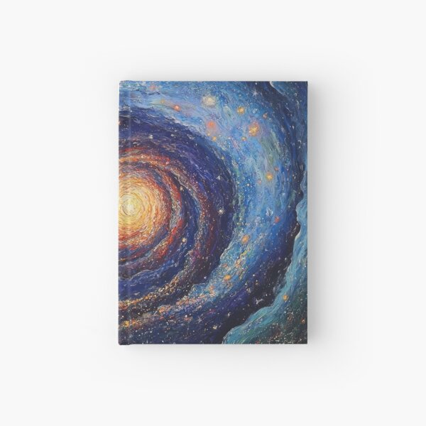 Item preview, Luminous Cosmic Spiral in Pointillism - Galactic Art designed and sold by TeeTribeWear.