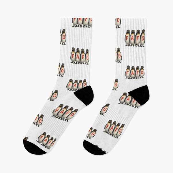 Item preview, FAFO Penguin Protest Angry Penguins Anti Tariff  designed and sold by The Junto Shop.