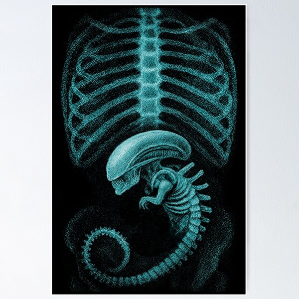 Item preview, Alien radiography, Alien X-ray designed and sold by Arturo Vivo.