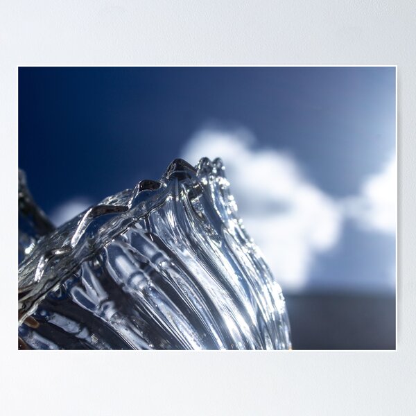 glass jar with clouds in the sky 3 Poster