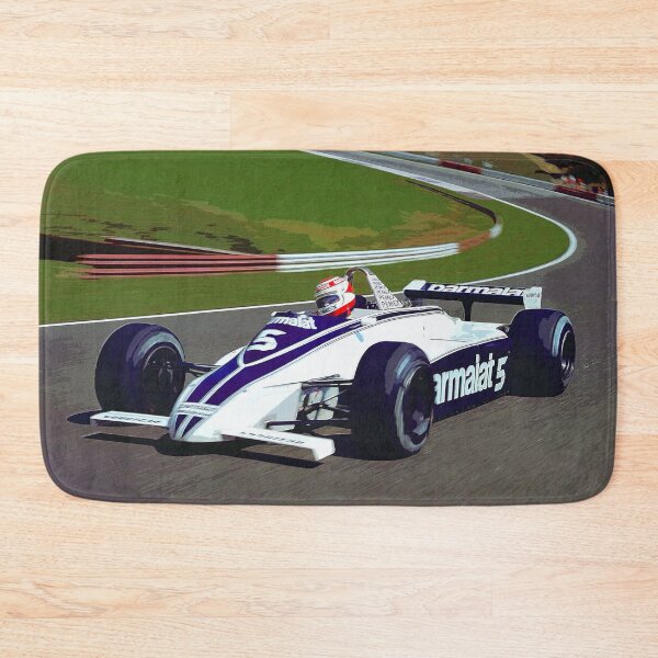 Item preview, Nelson Piquet racing his BT049C racing car watercolor designed and sold by Rodissimus1984.