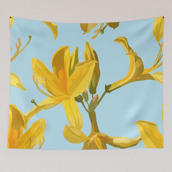 Item preview, Yellow Oleander flower. Rhododendron Cosmopolitan flowers. designed and sold by MatyKotiv.