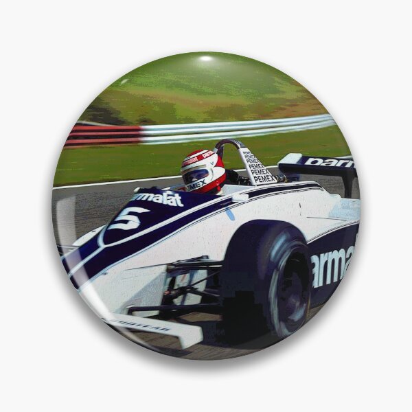 Item preview, Nelson Piquet racing his BT049C racing car abstract designed and sold by Rodissimus1984.