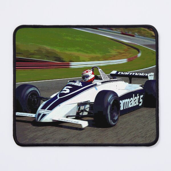 Item preview, Nelson Piquet racing his BT049C racing car abstract designed and sold by Rodissimus1984.