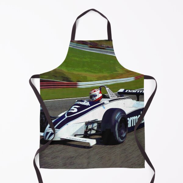Item preview, Nelson Piquet racing his BT049C racing car abstract designed and sold by Rodissimus1984.