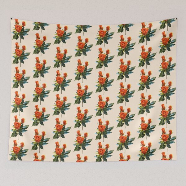 Item preview, Delicate Orange Rosebuds designed and sold by Susan Savad.