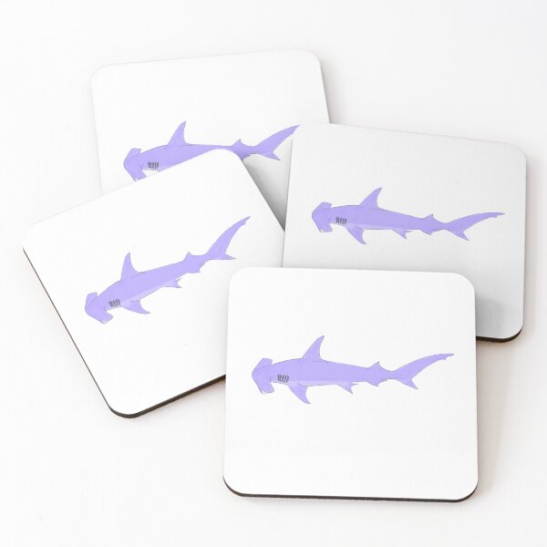 Item preview, Silly goofy purple hammerhead shark designed and sold by Olidesigns2.