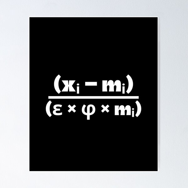 Item preview, Minimalist Trump Tariffs Math Equation – Funny Economics & Math Teacher Gift designed and sold by StemMerch247.