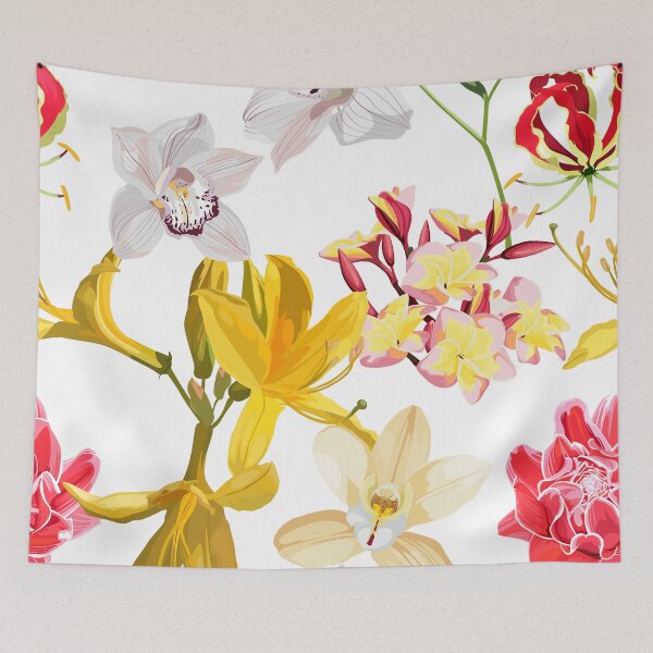 Item preview, Yellow Oleander, orchids, plumeria flower.  designed and sold by MatyKotiv.