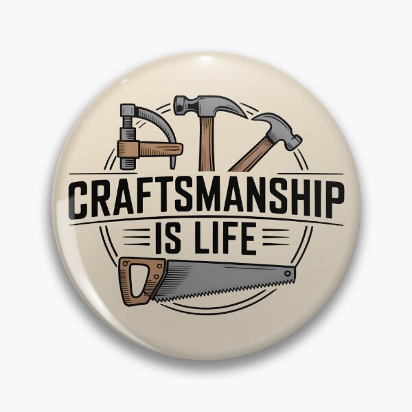 Item preview, Craftsmanship Is Life – Built with Heart designed and sold by Jollys-ArtShop.
