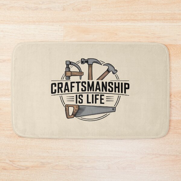 Item preview, Craftsmanship Is Life – Built with Heart designed and sold by Jollys-ArtShop.