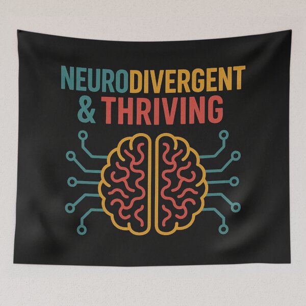 Item preview, Connected Minds - part of the "Neurodivergent & Thriving" collection designed and sold by AnTartstudios.