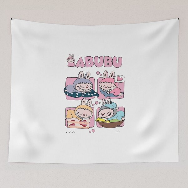 Item preview, Labubu's Sweet Dreams: Kawaii Design of Labubu Sleeping designed and sold by Polarisofficial.