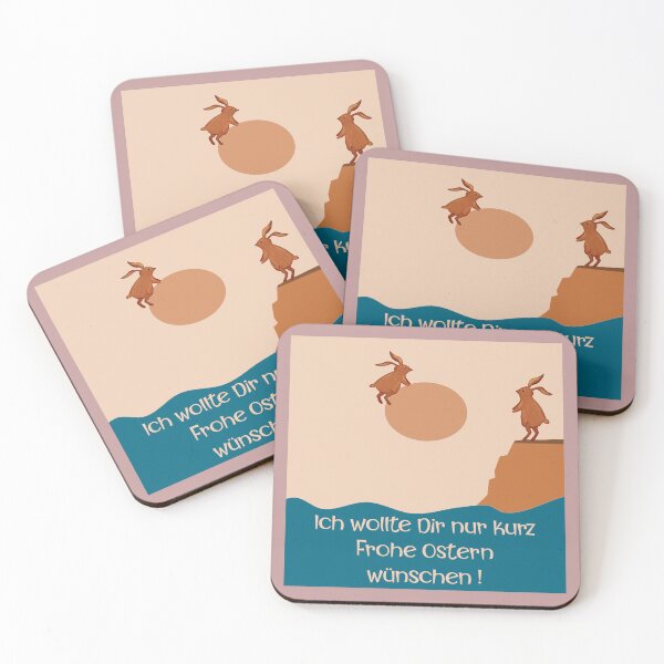 Item preview, HAPPY EASTER EASTER BUNNY SEA designed and sold by minimalartstory.