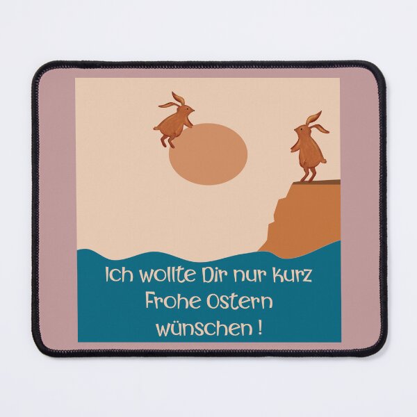 Item preview, HAPPY EASTER EASTER BUNNY SEA designed and sold by minimalartstory.