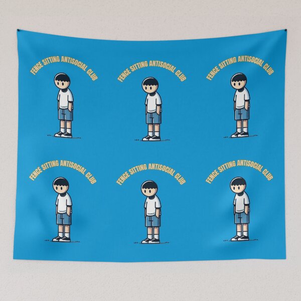 Item preview, Fence Sitting Antisocial Club designed and sold by TrendsLook.