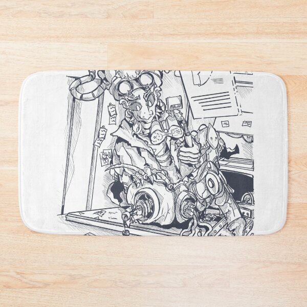 Item preview, Junk Harvest (Line Art) designed and sold by MonsterDeath.