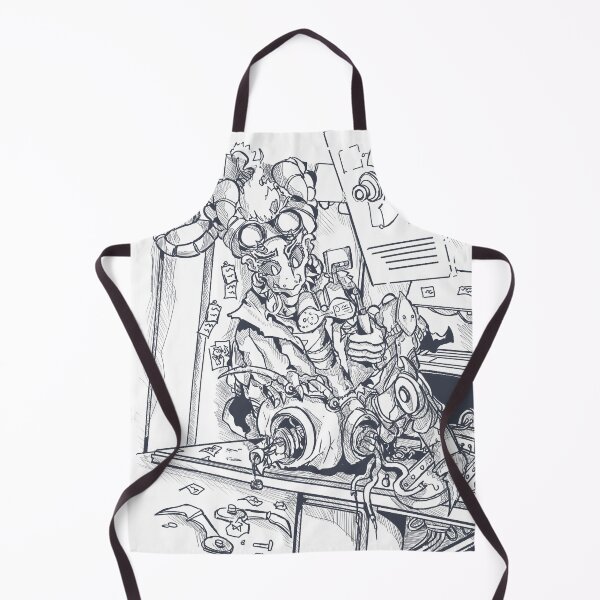 Item preview, Junk Harvest (Line Art) designed and sold by MonsterDeath.