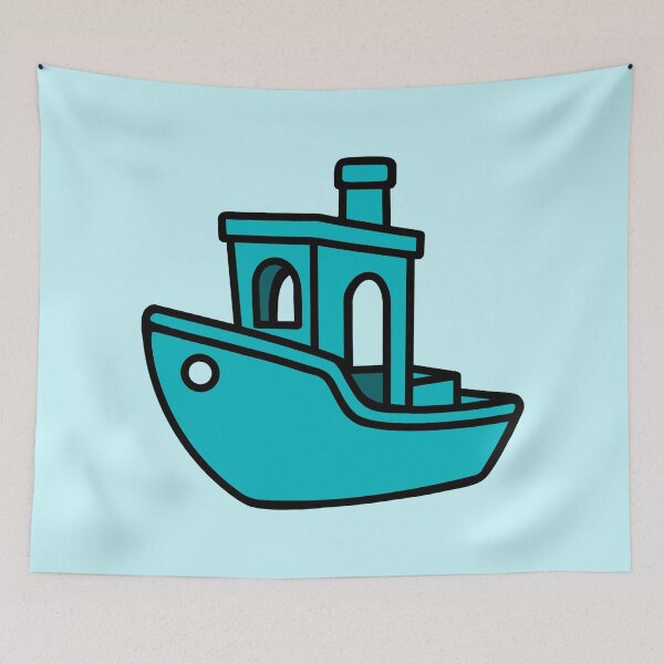 Item preview, Cyan Benchy – Classic 3D Printing designed and sold by Printint.