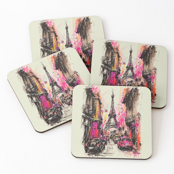 Item preview, Antique Cityscape Rough Sketch Art Paris designed and sold by Aise06.