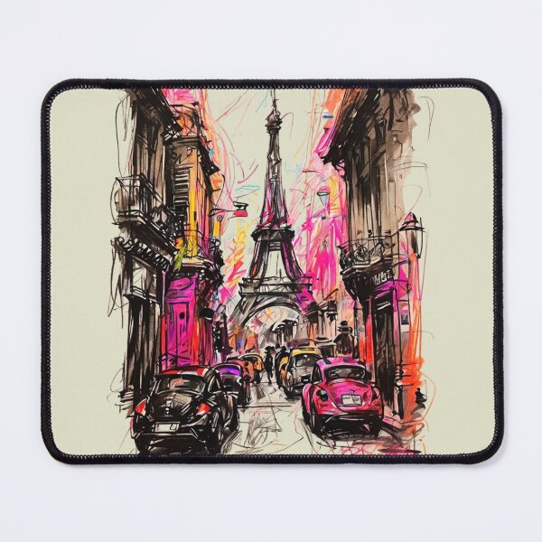 Item preview, Antique Cityscape Rough Sketch Art Paris designed and sold by Aise06.