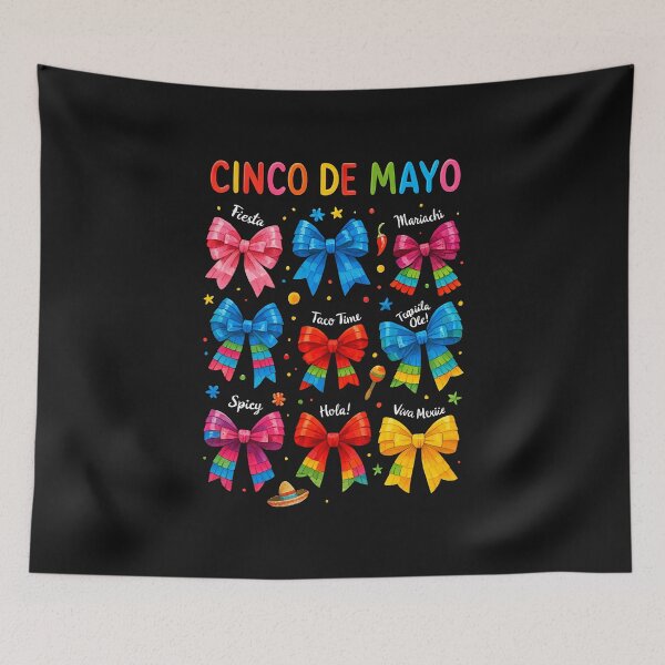 Item preview, Cinco De Mayo Coquette Bow Mexican Fiesta Cinco de Mayo designed and sold by TalalosART.