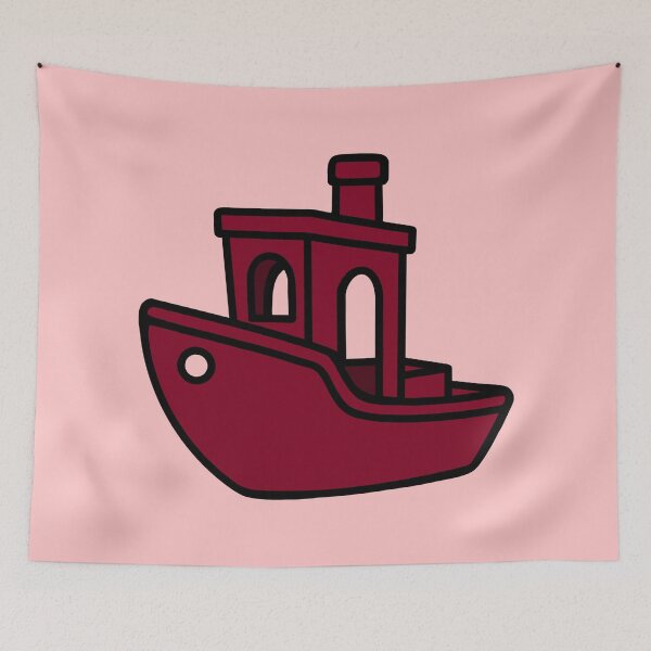 Item preview, Burgundy Benchy – Classic 3D Printing designed and sold by Printint.