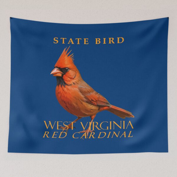 Item preview, West Virginia Territory Bird The Common Cardinal designed and sold by taiche.
