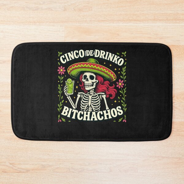 Item preview, Cinco De Mayo Funny Mexican Party Cinco De Drinko Bitchachos designed and sold by TalalosART.
