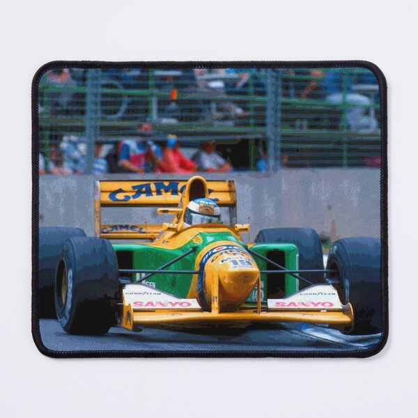 Item preview, Michael Schumacher racing his 1992 F1 car during the Australian Grand Prix at Adelaide abstract designed and sold by Rodissimus1984.