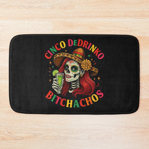 Item preview, Cinco De Mayo Funny Mexican Party Cinco De Drinko Bitchachos designed and sold by TalalosART.