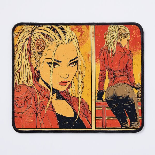 Item preview, Red Leather Rebuild - Turbo Femme designed and sold by SteadyRolling.