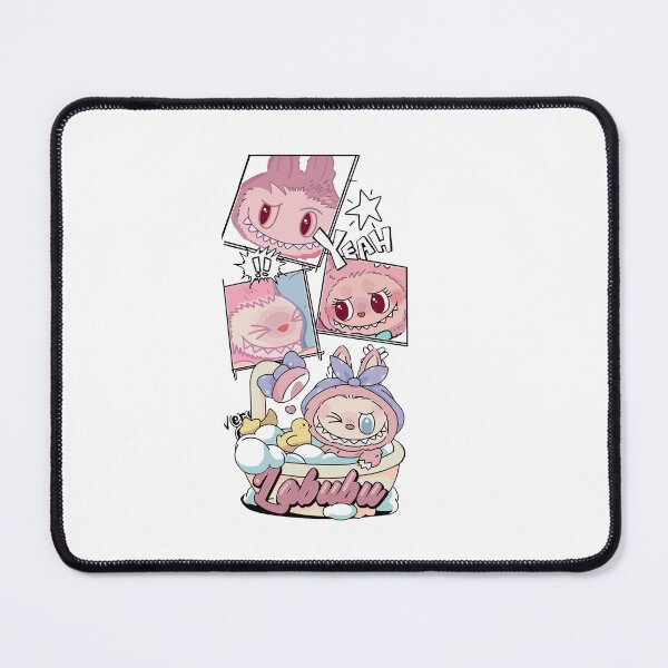 Item preview, Labubu Bath Time: Kawaii Design with Funny Expressions designed and sold by Polarisofficial.