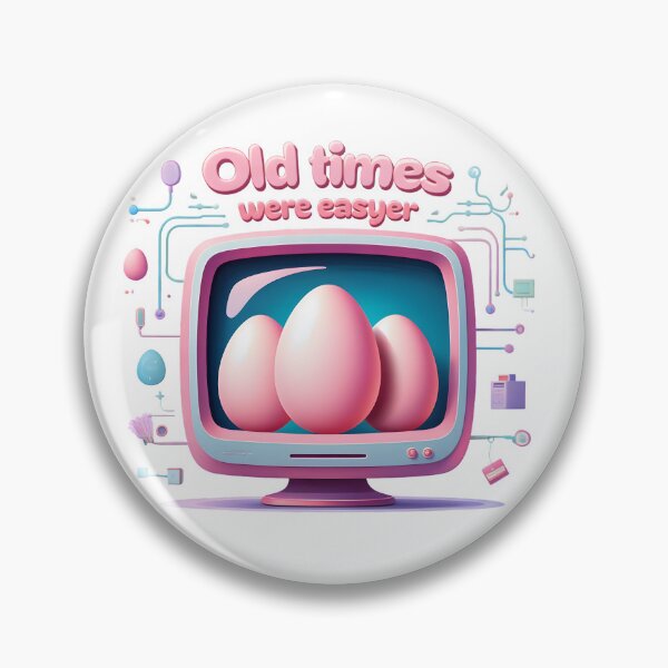 Item preview, Retro Easter Tech Design: Vintage Computer Pastel Eggs & Whimsical Tech Elements T-Shirt for Nostalgia Lovers designed and sold by AnnDesignStudio.