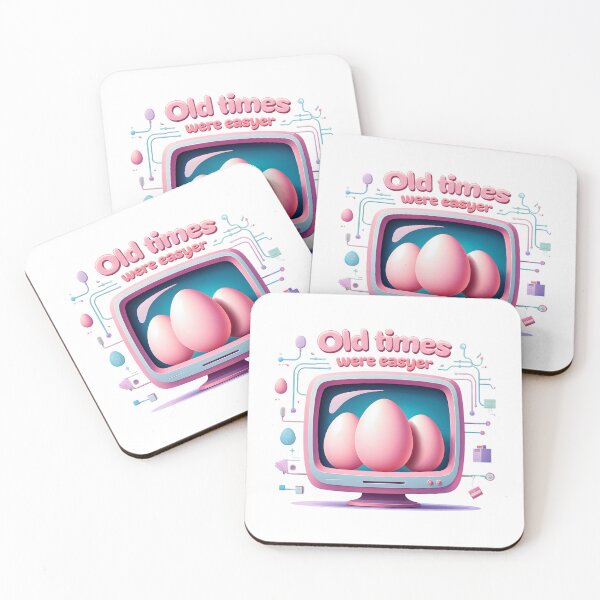 Item preview, Retro Easter Tech Design: Vintage Computer Pastel Eggs & Whimsical Tech Elements T-Shirt for Nostalgia Lovers designed and sold by AnnDesignStudio.