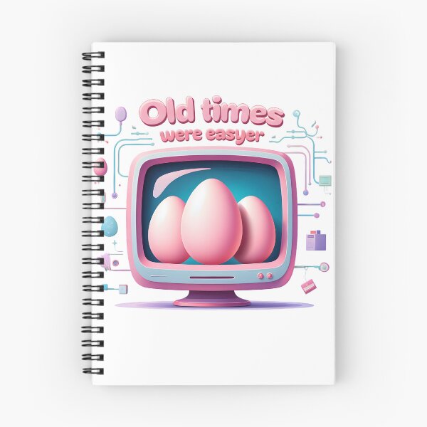 Item preview, Retro Easter Tech Design: Vintage Computer Pastel Eggs & Whimsical Tech Elements T-Shirt for Nostalgia Lovers designed and sold by AnnDesignStudio.
