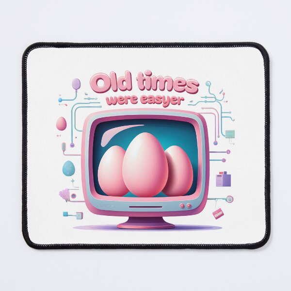Item preview, Retro Easter Tech Design: Vintage Computer Pastel Eggs & Whimsical Tech Elements T-Shirt for Nostalgia Lovers designed and sold by AnnDesignStudio.