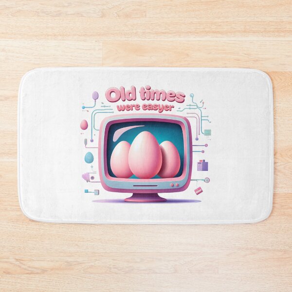 Item preview, Retro Easter Tech Design: Vintage Computer Pastel Eggs & Whimsical Tech Elements T-Shirt for Nostalgia Lovers designed and sold by AnnDesignStudio.