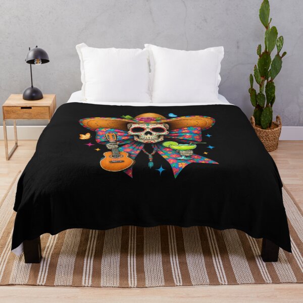Item preview, Cinco De Mayo Mexican Guitar Calavera Sombrero Coquette Bow designed and sold by TalalosART.
