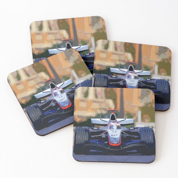 Item preview, Kimi Raikkonen racing his 2005 MP4-20 F1 racing car watercolor designed and sold by Rodissimus1984.