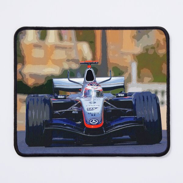 Item preview, Kimi Raikkonen racing his 2005 MP4-20 F1 racing car watercolor designed and sold by Rodissimus1984.